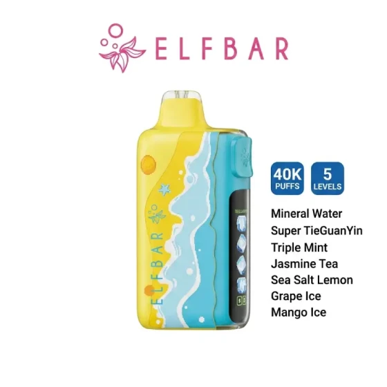 ELFBAR ICE KING一次性电子烟 五档冰度调节 40000口 智能全屏显示 - 诚信电子烟商城